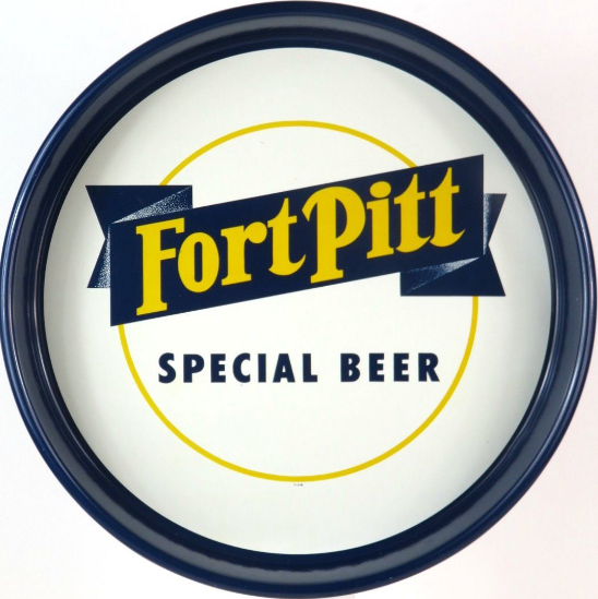 1946 Fort Pitt Special Beer 13 inch Serving Tray Jeannette Pennsylvania