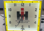 International Harvester Glass Faced Neon Clock