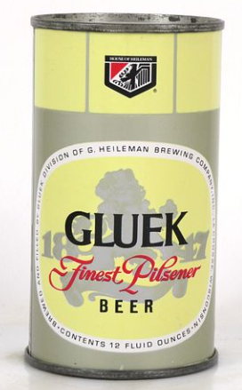 1965 Gluek Beer 12oz Flat Top Can La Crosse Wisconsin