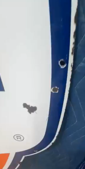 Gulf Gasoline 6 Foot Dog Ears SSP Sign