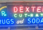 Dexter Cut-Rate Drugs and Sodas Six-Color Neon SSP Sign