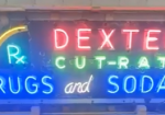 Dexter Cut-Rate Drugs and Sodas Six-Color Neon SSP Sign