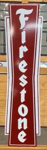 Firestone Vertical Bow Tie Foreign SSP Sign