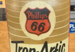 Phillips 66 Trop-Artic Motor Oil Painted Wood Sign