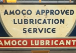 Amoco Approved Lubrication Service SST 8 Foot Sign