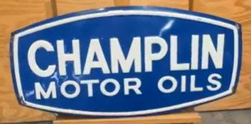 Champlin Motor Oils SST Embossed Sign