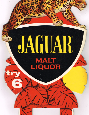 1961 Jaguar Malt Liquor Six Pack Topper Rochester New York