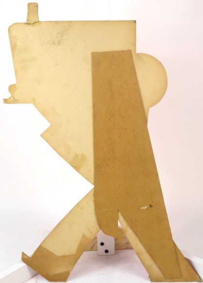 1933 Krueger’s Cream Ale Die Cut Cardboard Easel Back Newark New Jersey