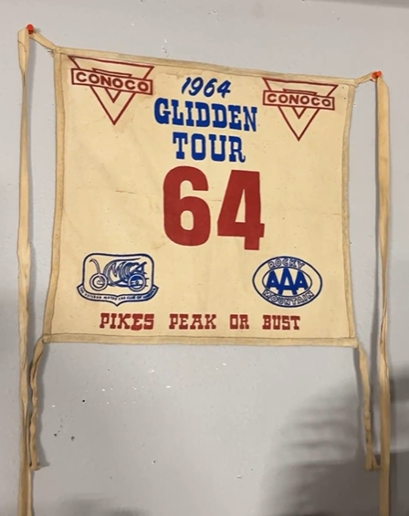Conoco 1964 Pikes Peak Race Cloth Car Bib