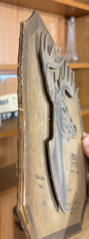 Pioneer Chain Saws 3D Deer Canadian Cardboard Sign