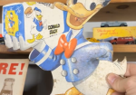 Donald Duck Bread Cardboard Countertop Sign