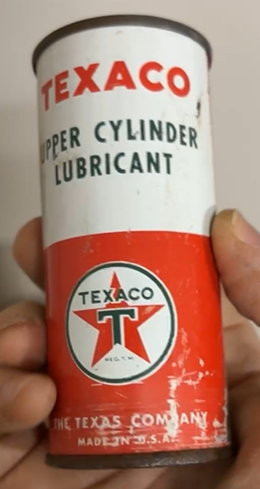 Texaco Upper Cylinder Lubricant White T Can