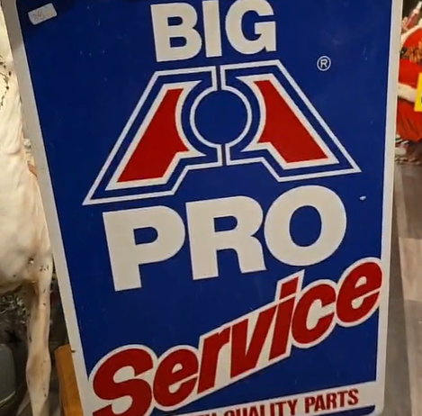 Big A Pro Service Double Sided Aluminum Sign