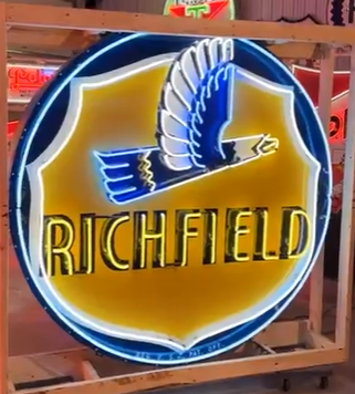 Richfield Gasoline 6 Foot Neon SSP