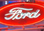 Ford Implements Farming SSP Red Oval Sign