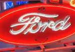 Ford Implements Farming SSP Red Oval Sign