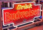 Drink Budweiser Anheuser Busch Bow Tie SSP Neon Sign