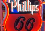 Phillips 66 Orange and Black SSP 6 Foot Neon Sign