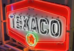 Texaco Tomahawk SSP Neon Foot Sign