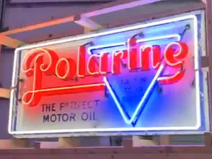 Polarine Motor Oil SSP Neon Sign