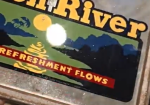 Green River Where Refreshment Flows Mirror Sign