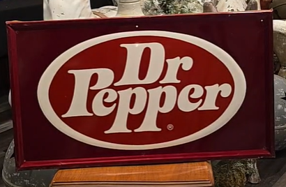 Dr Pepper Embossed SST Sign