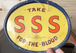 Take SSS For The Blood SST Embossed Edge Sign