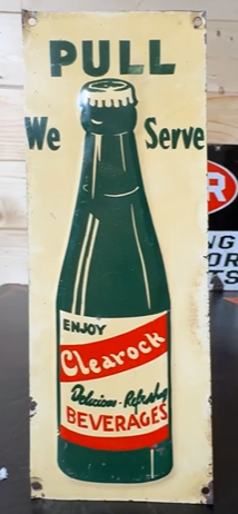 Clearock Beverages Delicious Refreshing Door Push Pull SST Sign