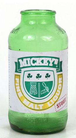 1970 Mickey’s Stout Malt Liquor 12oz Big Mouth Stubbie Evansville Indiana