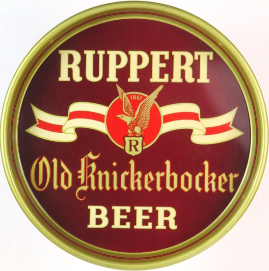 1936 Old Knickerbocker 13 inch Serving Tray New York New York