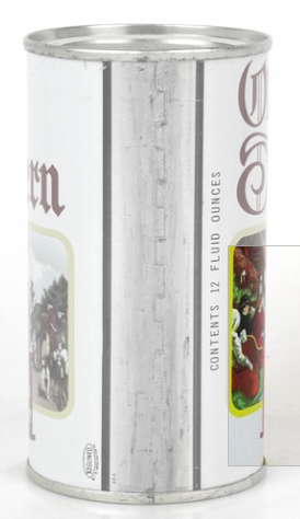 1960 Old Tavern Lager Beer 12oz Flat Top Can Warsaw Illinois