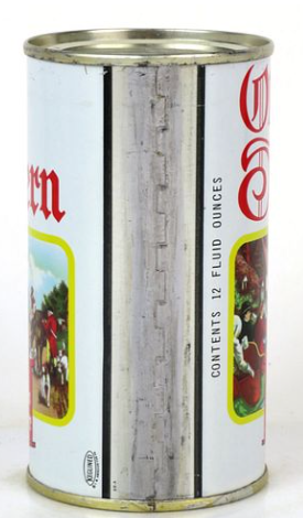 1960 Old Tavern Lager Beer 12oz Flat Top Can Warsaw Illinois