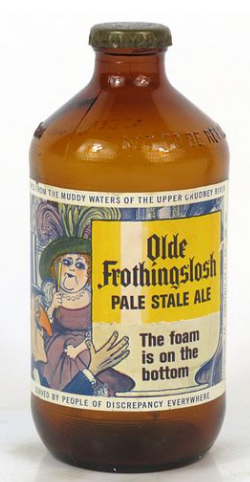 1959 Olde Frothingslosh Pale Stale Ale (uncommon label) 12oz Bottle Pittsburgh PA