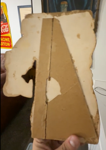 Hood Canvas Shoes Die Cut Cardboard Easel-Back Sign