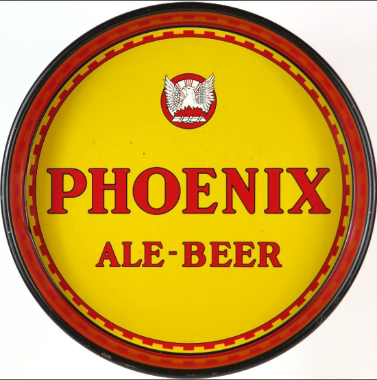1941 Phoenix Ale-Beer 13 inch Serving Tray Buffalo New York