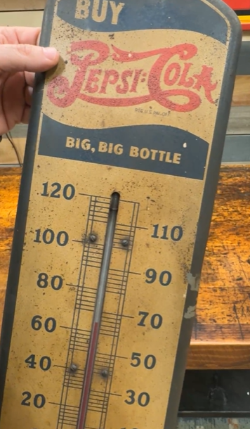 Buy Pepsi-Cola Big Big Bottle Double-Dot SST Tube Thermometer