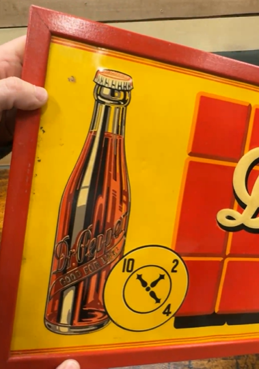 Dr. Pepper 10-2-4 Good for Life Red Brick Embossed SST Sign