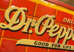 Dr. Pepper 10-2-4 Good for Life Red Brick Embossed SST Sign