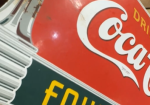 Coca-Cola Fountain Service SSP Die Cut Sign