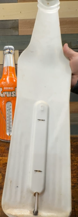 Orange Crush Die Cut Bottle-Shaped SST Tube Thermometer – Brown