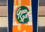 Green Spot Real Orange-ade 5 Cents SST Vertical Sign