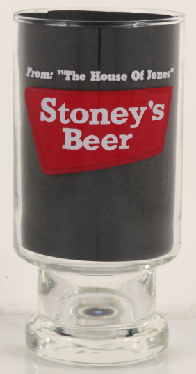 1960 Stoney’s Beer 5½ Inch Painted Label ACL Glass Smithton Pennsylvania