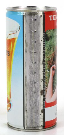 1974 Tennent’s Lager Beer “Linda In Dreamland” 15½oz Ring Top Can Glasgow Scotland