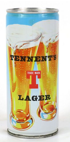 1974 Tennent’s Lager Beer “Linda In Dreamland” 15½oz Ring Top Can Glasgow Scotland