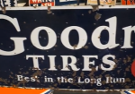 Goodrich Tires Silvertown Cords Best in the Long Run SST Sign