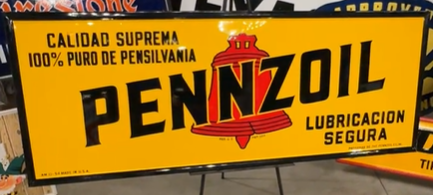 Pennzoil Lubricacion Segura SST Spanish Sign