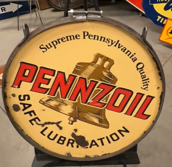 Pennzoil Safe Lubrication DSP 22 Inch Sign