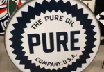 The Pure Oil Company 42 Inch DSP Sign