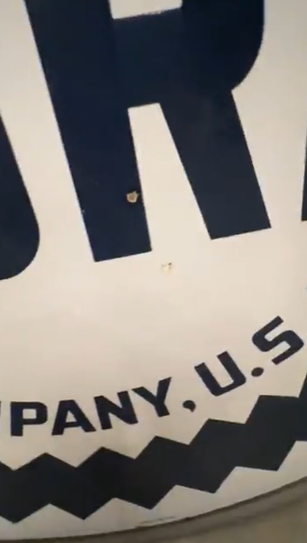 The Pure Oil Company 42 Inch DSP Sign