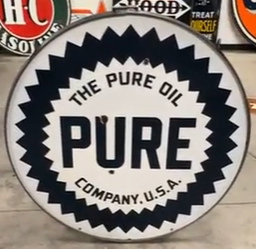 The Pure Oil Company 42 Inch DSP Sign